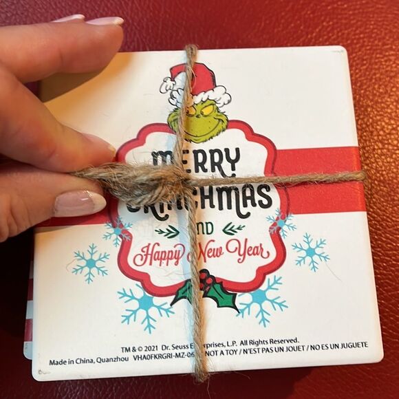 NWT The Grinch coasters - Picture 2 of 3